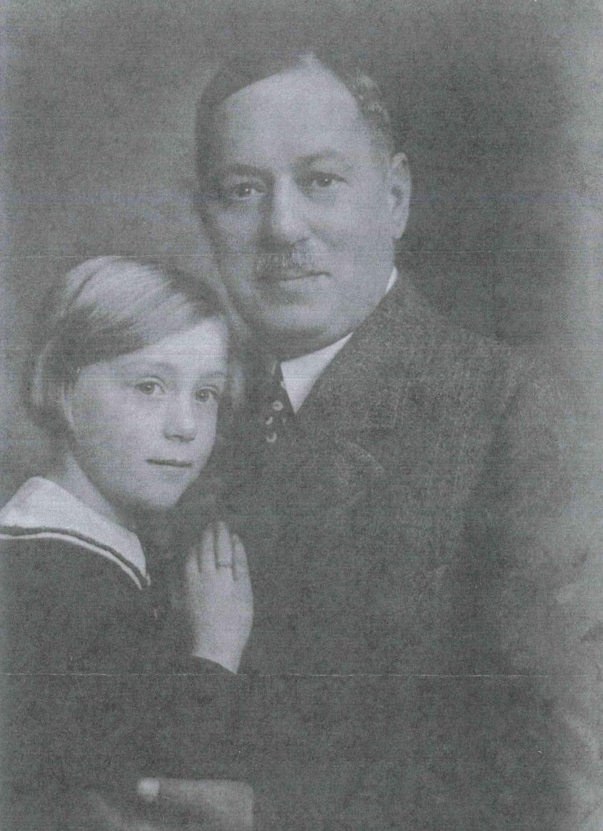 Alois Blühweis und Tochter Helma ca. 1931-32 © Helma Bliss-Goldmark