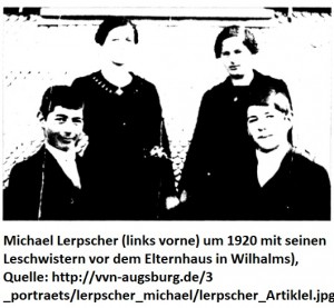 Michael Lerpscher und seine Geschwister (http://vvn-augsburg.de/3_portraets/lerpscher_michael/lerpscher_Artiklel.jpg)