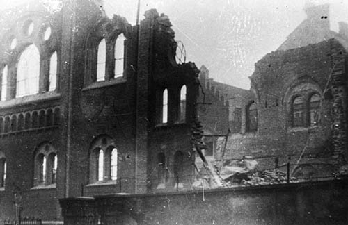 Novemberpogrom 1938: Ruine der zerstörten Grazer Synagoge