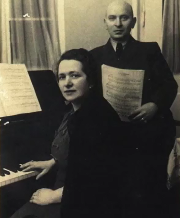 Ehepaar Robert und Rejla Feiga Silberstein im Jänner 1939 Foto: Otmar Silberstein 