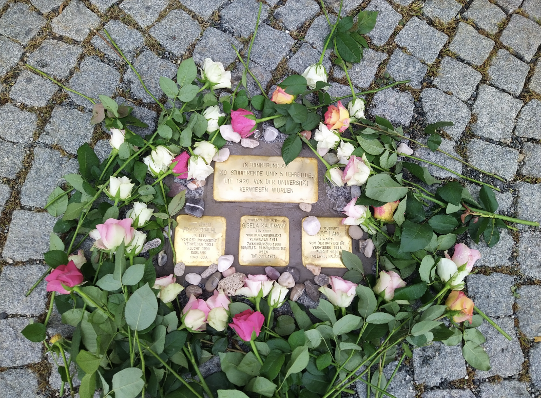 Stolpersteine an der Universität Graz, 24.10.2023, Foto; Daniela Grabe 