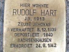 Stolperstein für Rudolf Hart, ©Thomas Meier