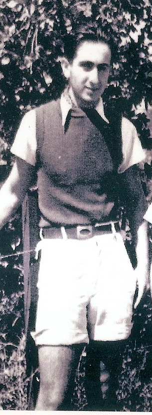 Walter Weinberger (Moshe Carmiel) 1940 in Palästina. Fotp: Familienarchiv