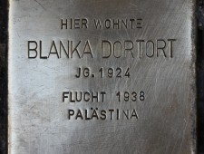 Christian Michelides_Stolperstein Blanka Dortort