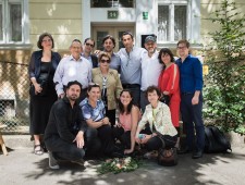 Verlegung der Stolpersteine für Familie Blüh am 17. Juni 2016 
Foto Alexander Danner