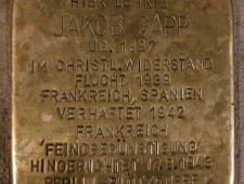 Stolperstein für Jakob Gapp, ©Thomas Meier