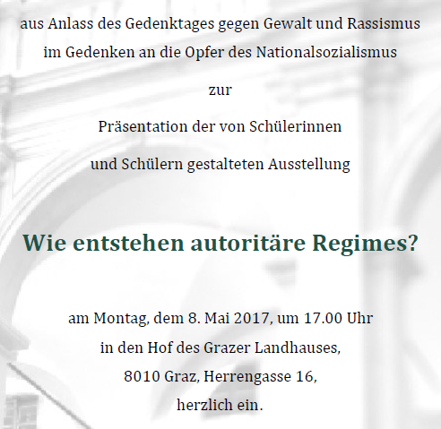 Landtag Veranstaltung 8. Mai