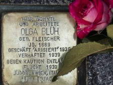 Stolperstein Olga Blüh 
Foto: Alexander Danner