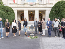 Verlegung von Stolpersteinen vor der Oper Graz am 18.09.2020, ©Laura Steirer / Foto Fischer