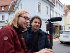 Stolpersteinverlegung für die Familie Weiss am 22.10.2021 ©Alexander Danner