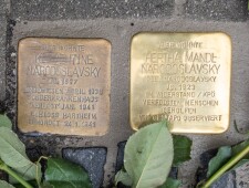 Stolperstein für Hertha Mandl-Narodoslavsky ©Alexander Danner