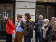 Stolpersteinverlegung für die Familie Hafner am 22.10.2021 ©Alexander Danner