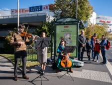 Stolpersteinverlegung für Anton Valentin Vidic am 23.10.2021 ©Alexander Danner