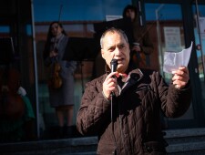 Stolpersteinverlegung für die Familien Brandner und Vidic am 23.10.2021 ©Alexander Danner