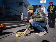 Stolpersteinverlegung für die Familien Brandner und Vidic am 23.10.2021 ©Alexander Danner