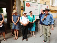 Verlegung Stolperstein Franz Schwarzl, Foto JJKucek