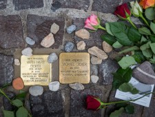 Maria (Mary) Dicker, Foto: Alexander Danner, Stolpersteine-Verlegung am 27.9.2017