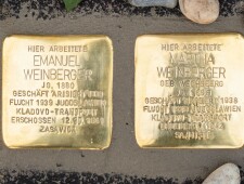 Stolpersteine für Familie Weinberger, ©Alexander Danner