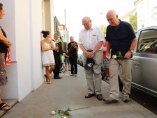 Verlegung des Stolperstein von Othmar von Gadolla, Foto: JJKucek