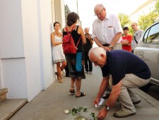 Verlegung des Stolperstein von Othmar von Gadolla, Foto: JJKucek