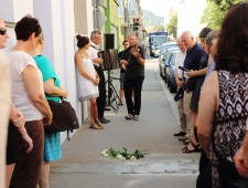 Verlegung des Stolperstein von Othmar von Gadolla, Foto: JJKucek